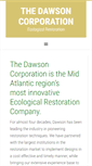 Mobile Screenshot of dawsoncorporation.com