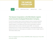 Tablet Screenshot of dawsoncorporation.com